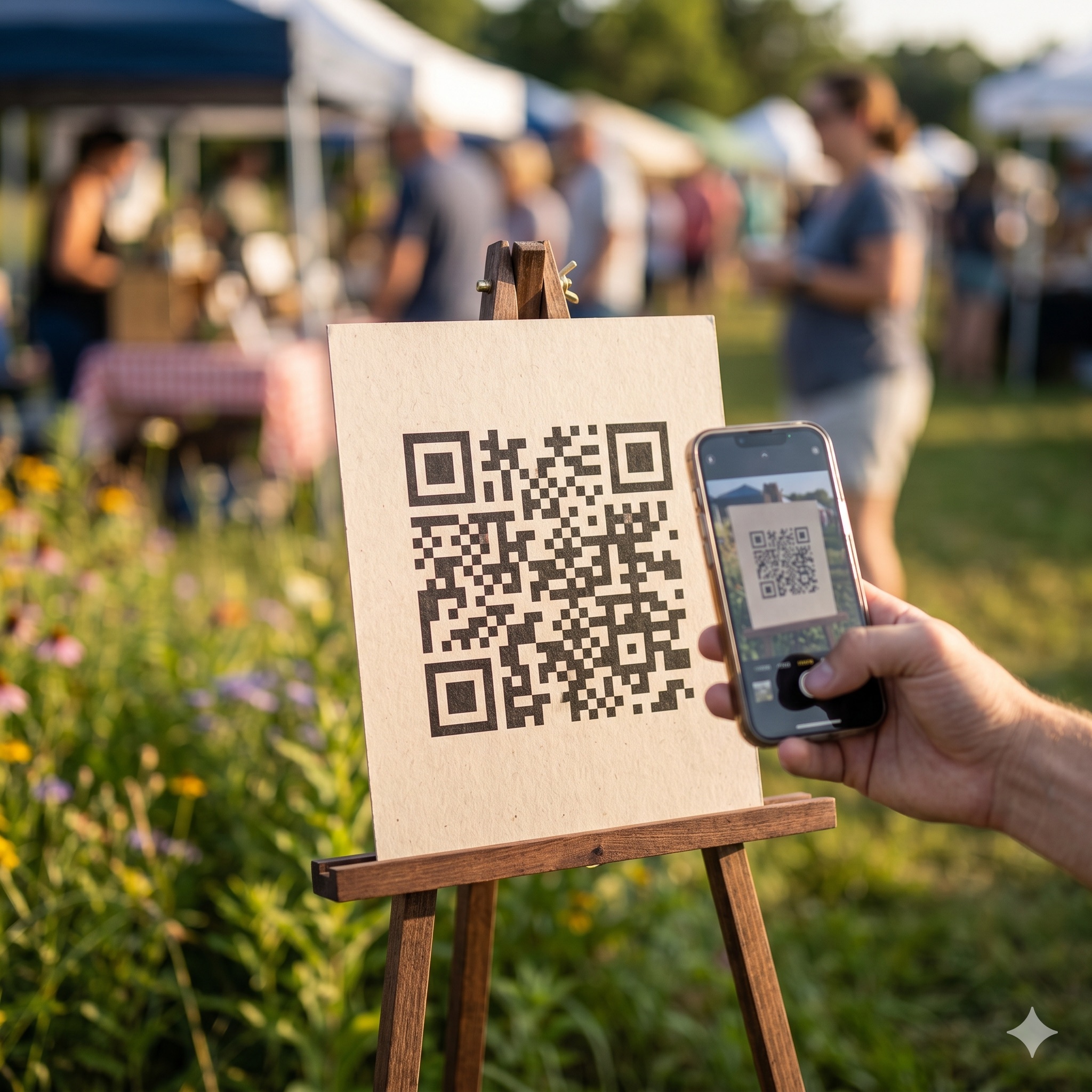 QR codes the public can scan