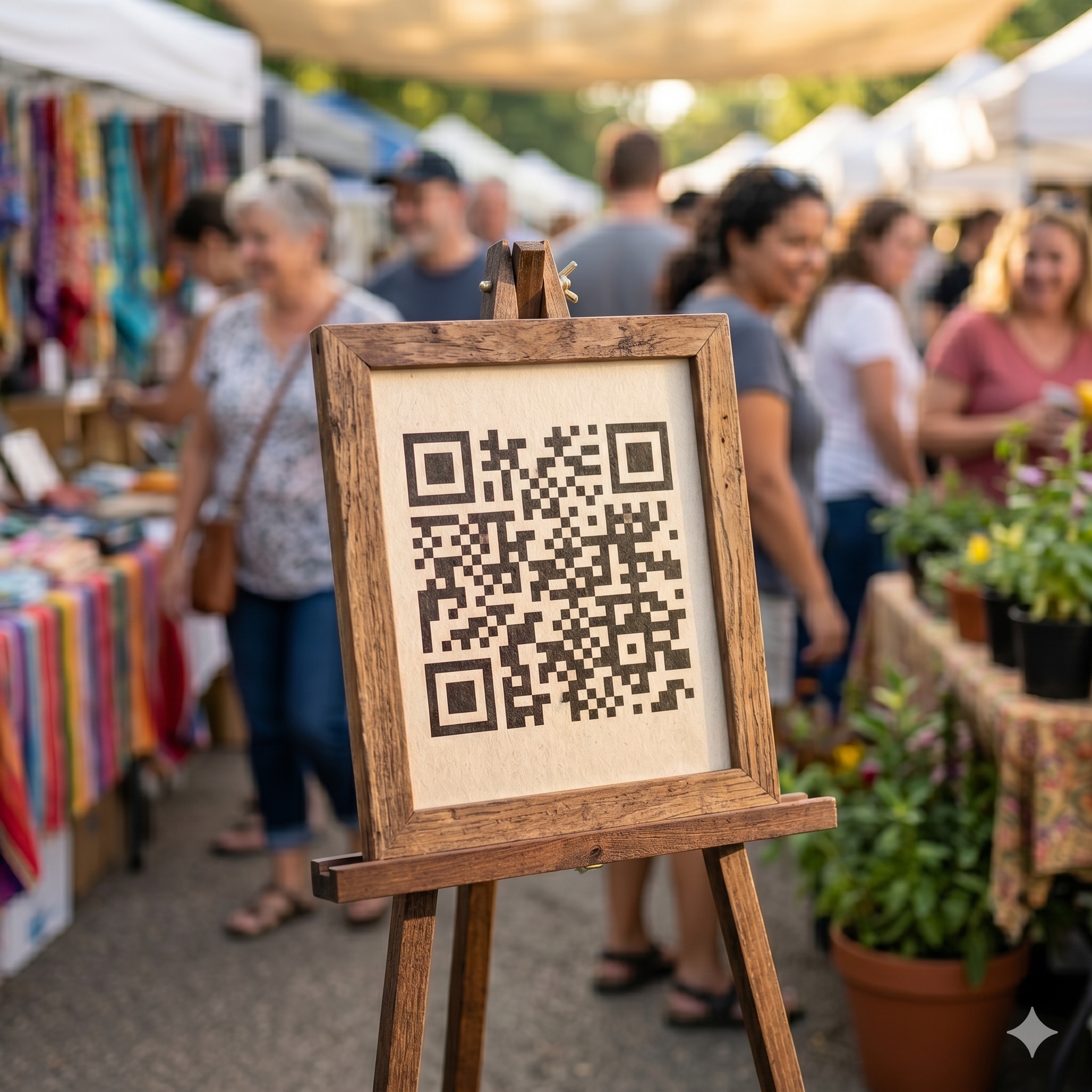 Put the QR anywhere